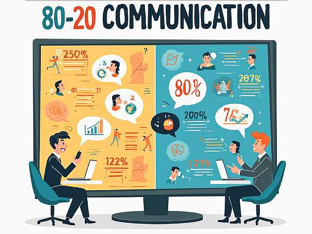 AGGIORNAMENTO PERMANENTEIN PRESENZA
Il metodo 80/20 della comunicazione efficace: come convincere l’interlocutore e leggere i feedback nascosti