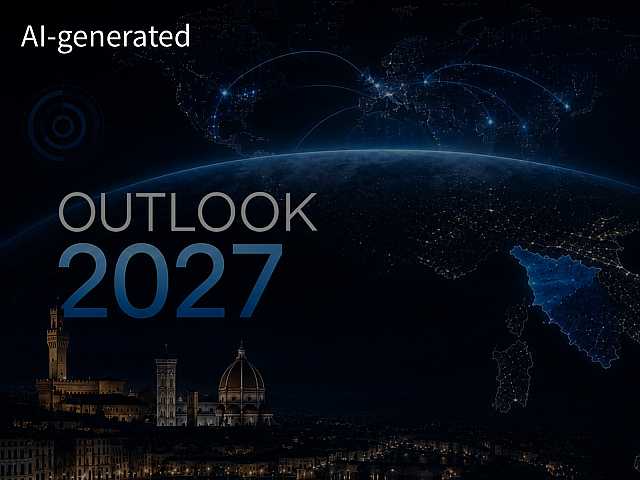 AGGIORNAMENTO PERMANENTEIN PRESENZA
Outlook 2027: scenari economici globali e prospettive per l’Italia e la Toscana (con pranzo di networking)