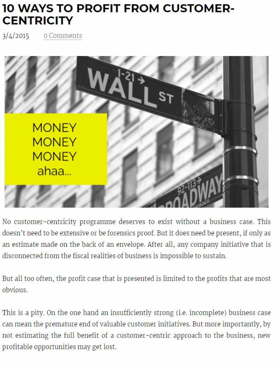 AGGIORNAMENTO PERMANENTEIN PRESENZA
The Customer Centricity Code: come vincere con il cliente (davvero) al centro