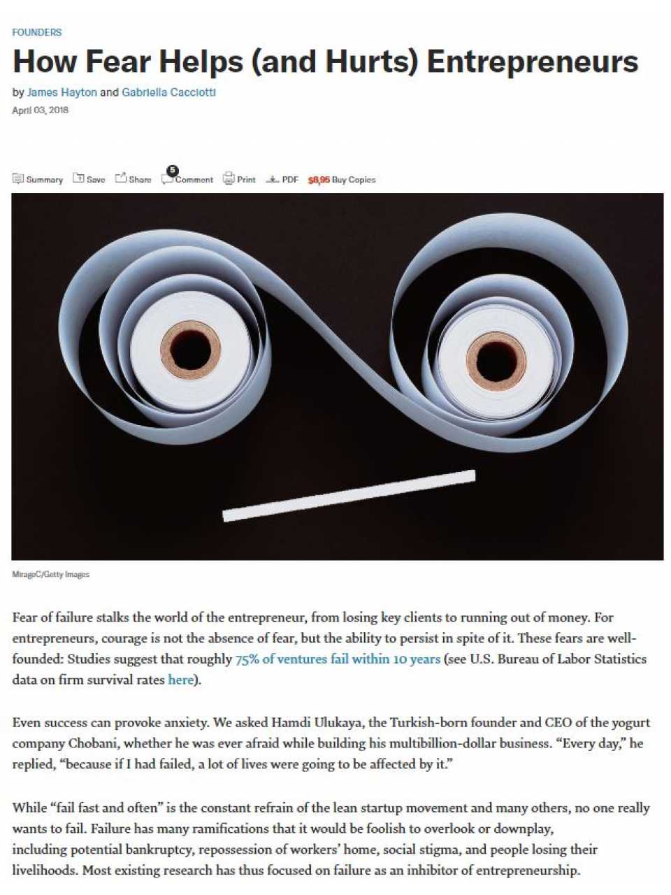 How Fear Helps (and Hurts) Entrepreneurs