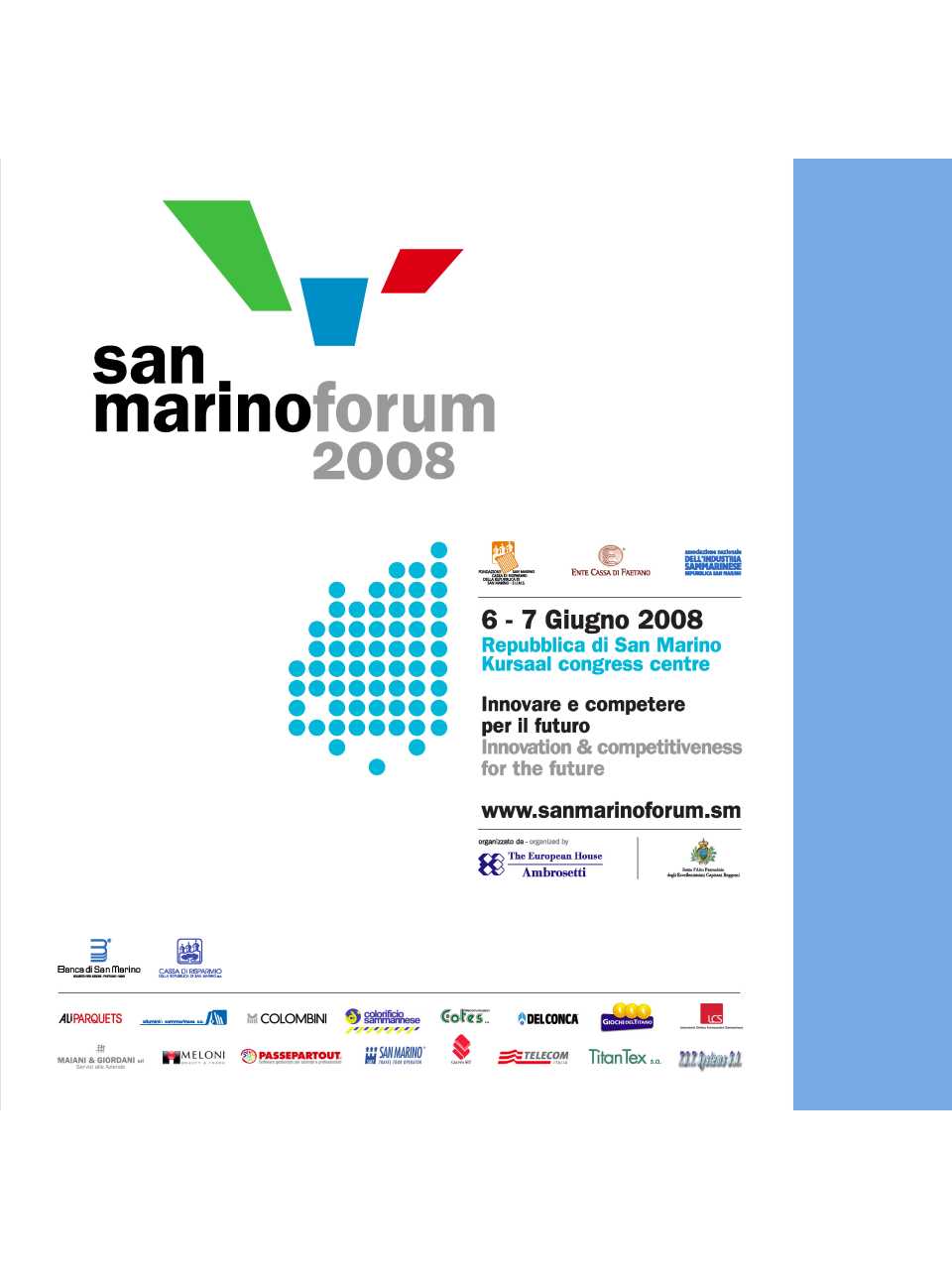 San Marino Forum Innovare e competere per il futuro