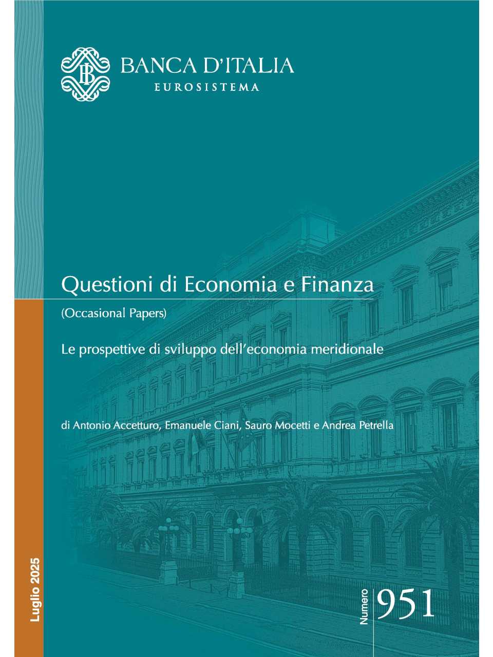 AGGIORNAMENTO PERMANENTEIN PERSON
The new economic scenarios for Italy and the Mezzogiorno: between global challenges and local opportunities