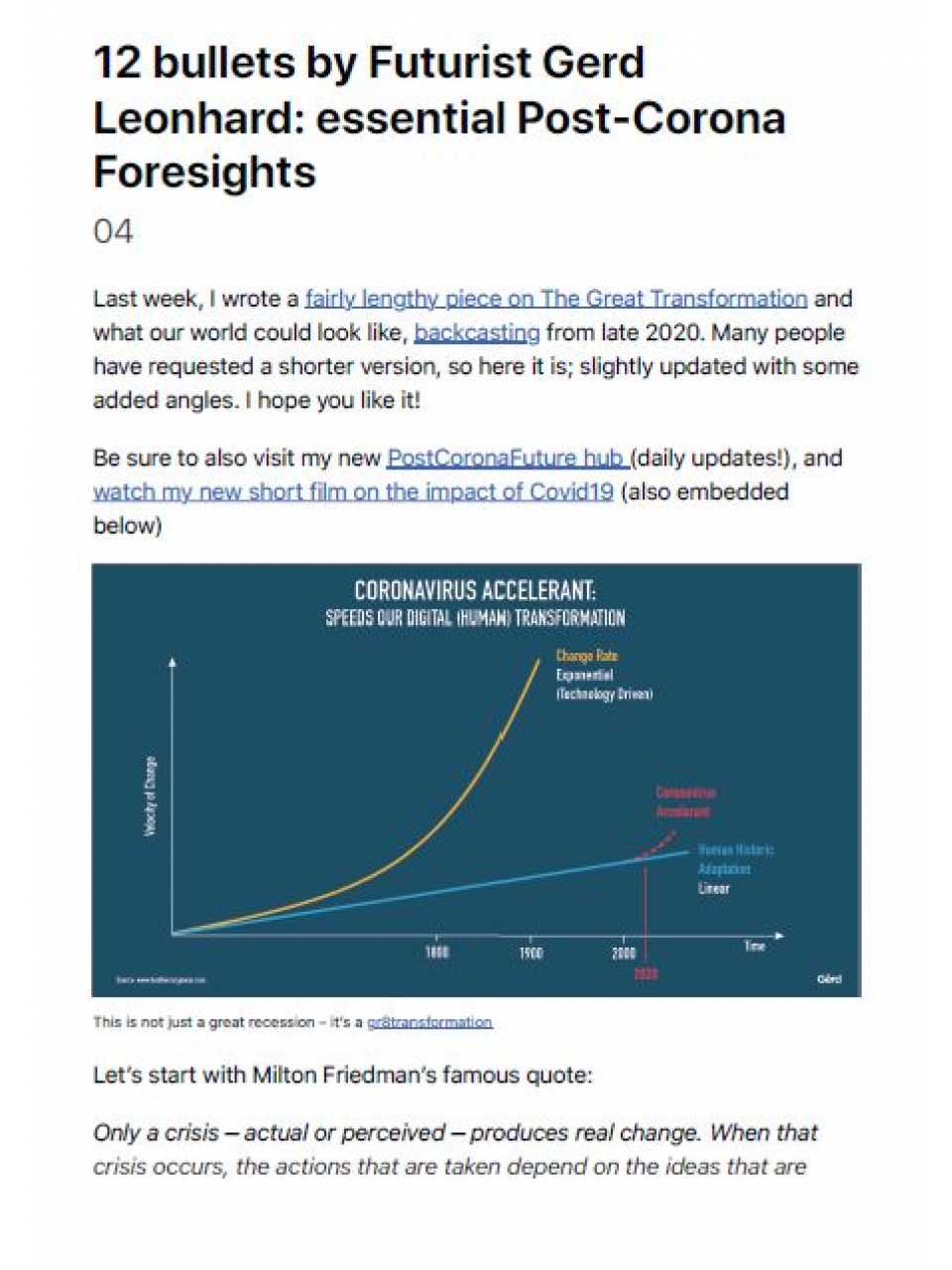 AGGIORNAMENTO PERMANENTEVIA WEBThe Great Transformation. The key changes for business after the crisis
