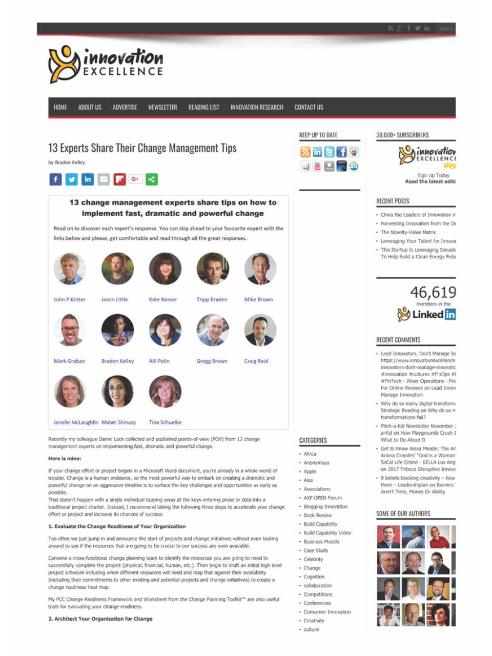13 Experts Share Their Change Management Tips