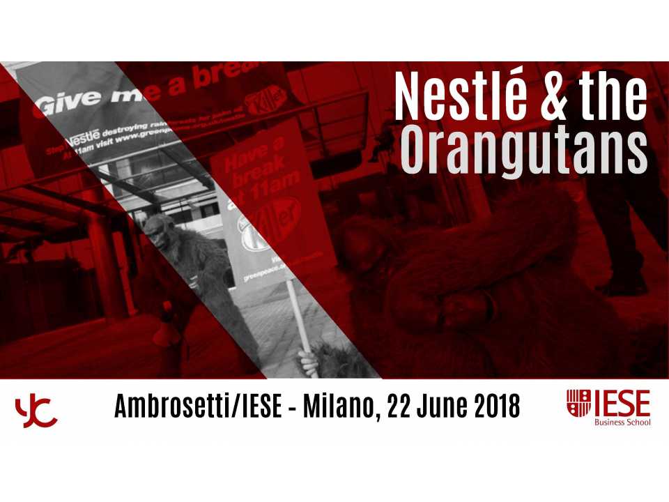 Nestle' & the Orangutans