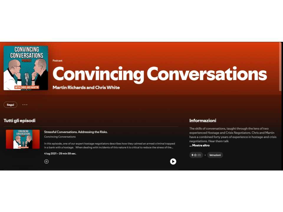 Serie podcast - Convincing Conversations
