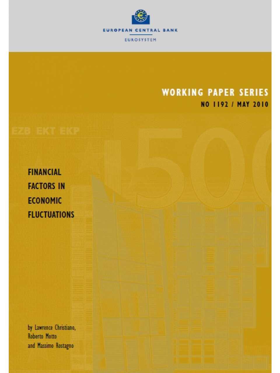Financial Factors in economic fluctuations