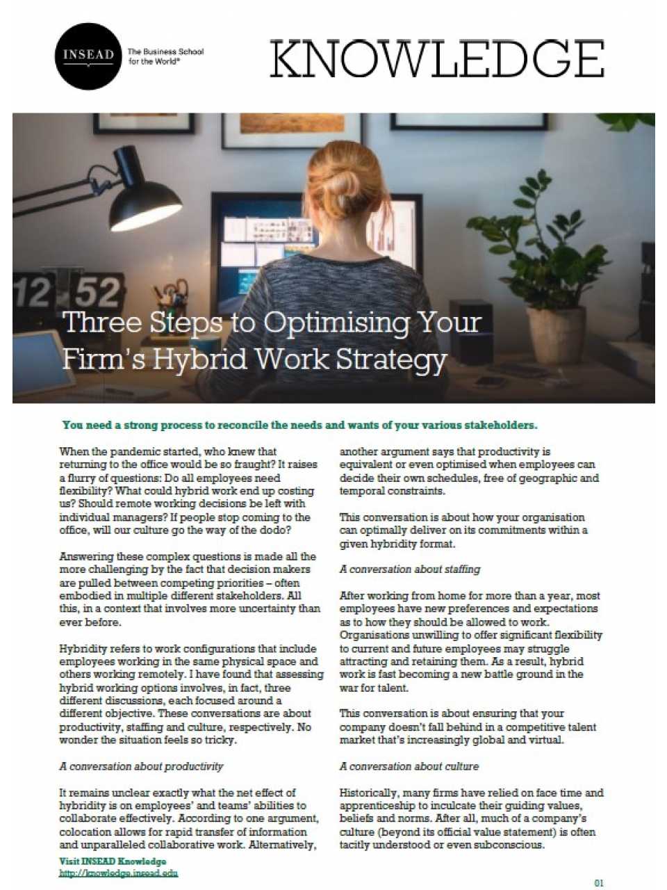 Three Steps to Optimising Your Firm’s Hybrid Work Strategy
