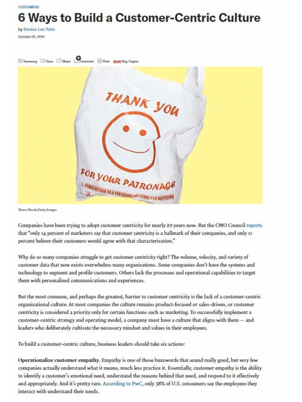 AGGIORNAMENTO PERMANENTEIN PRESENZA
The Customer Centricity Code: come vincere con il cliente (davvero) al centro