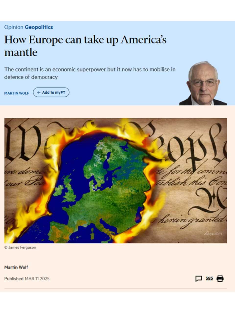 How Europe can take up America’s mantle