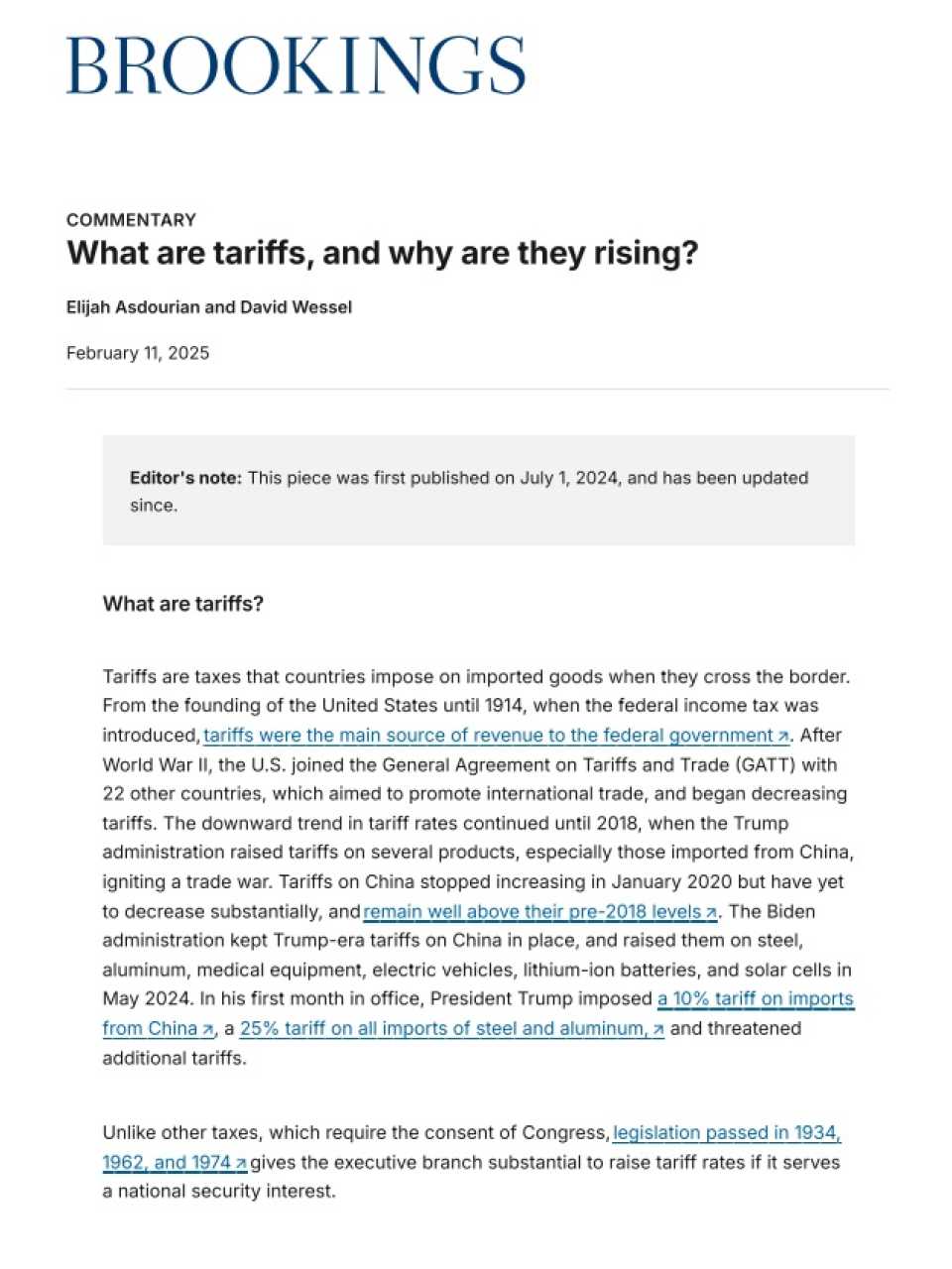 What are tariffs, and why are they rising?