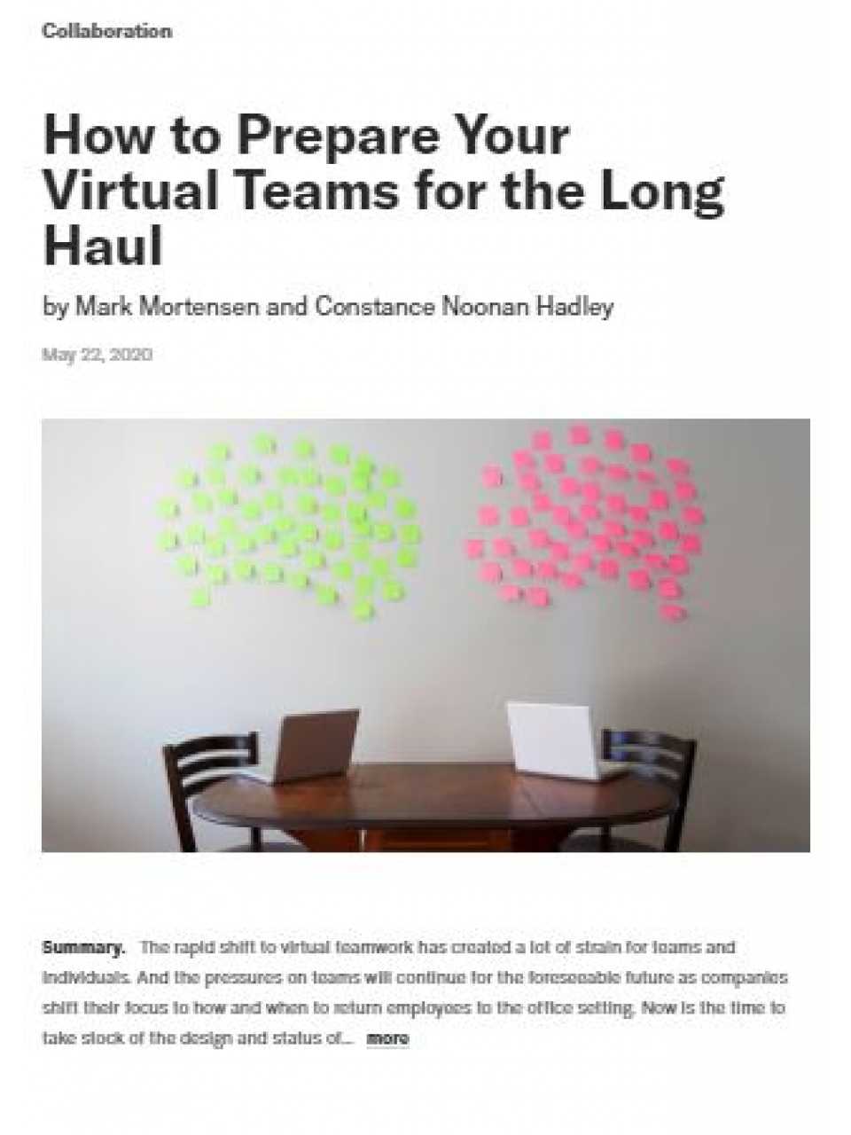 How to prepare your virtual teams for the long haul