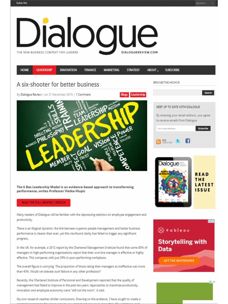 A six-shooter for better business