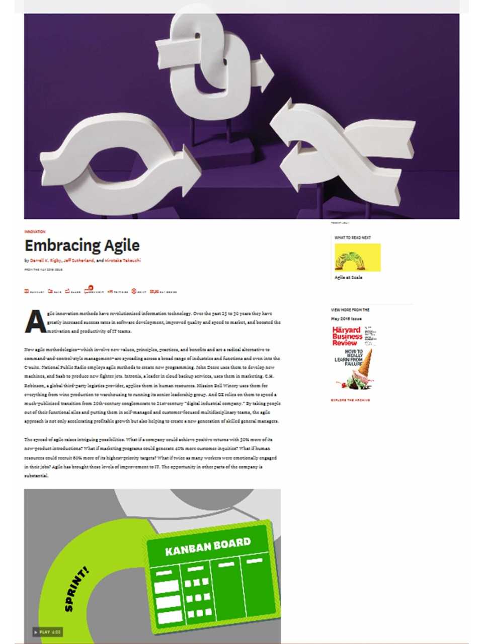 Embracing Agile