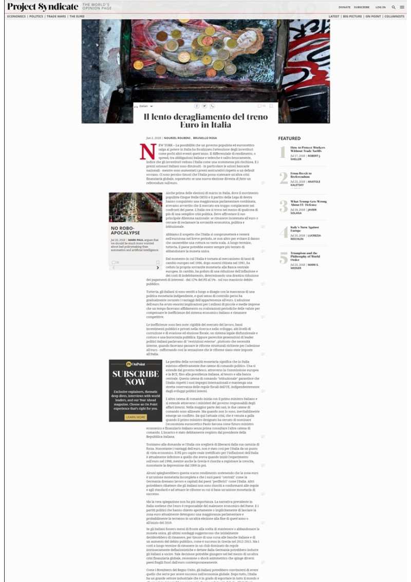 <cite><small><i>AGGIORNAMENTO PERMANENTE</i><br></small></cite><data><small>IN PRESENZA<br></small></data>
Anteprima del Forum di Cernobbio<br
/>