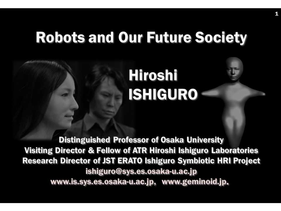 Robots and Our Future Society