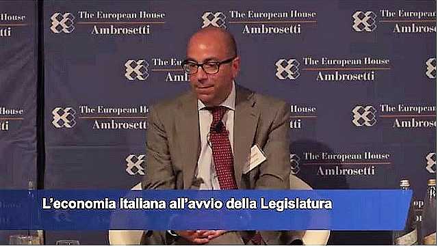 L'economia italiana all'avvio della legislatura