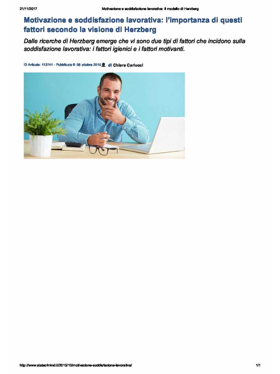 AGGIORNAMENTO PERMANENTEIN PRESENZA
Motivare per cambiare (davvero)