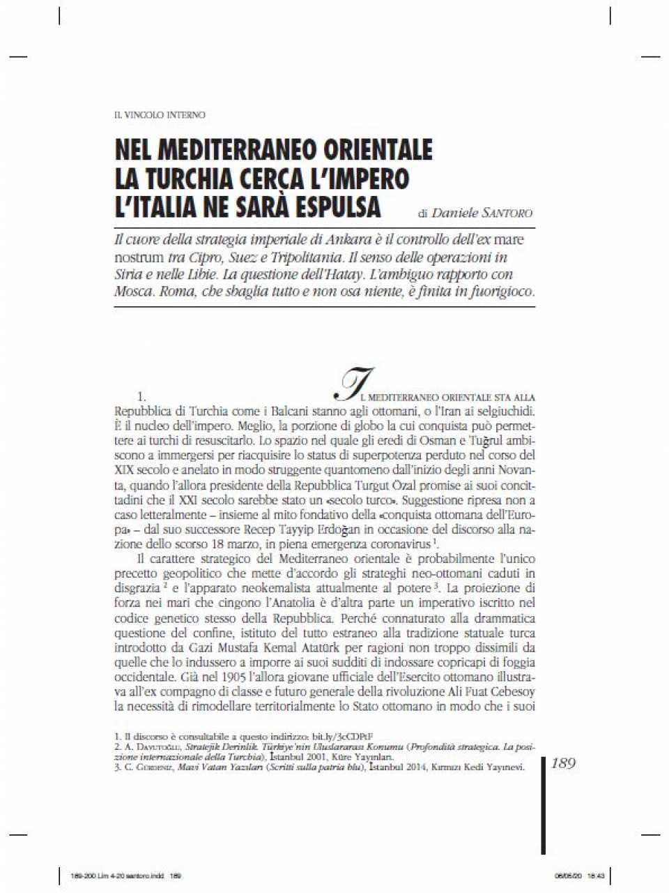 TEHA LIVEVIA WEBDifesa e sicurezza dell’Italia: strategie di sistema