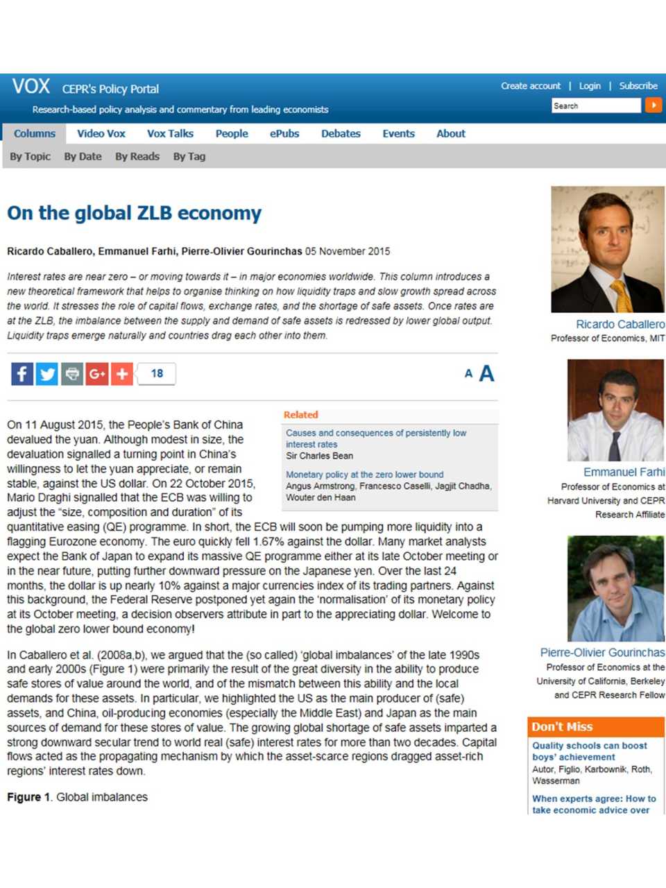 On the global ZLB economy