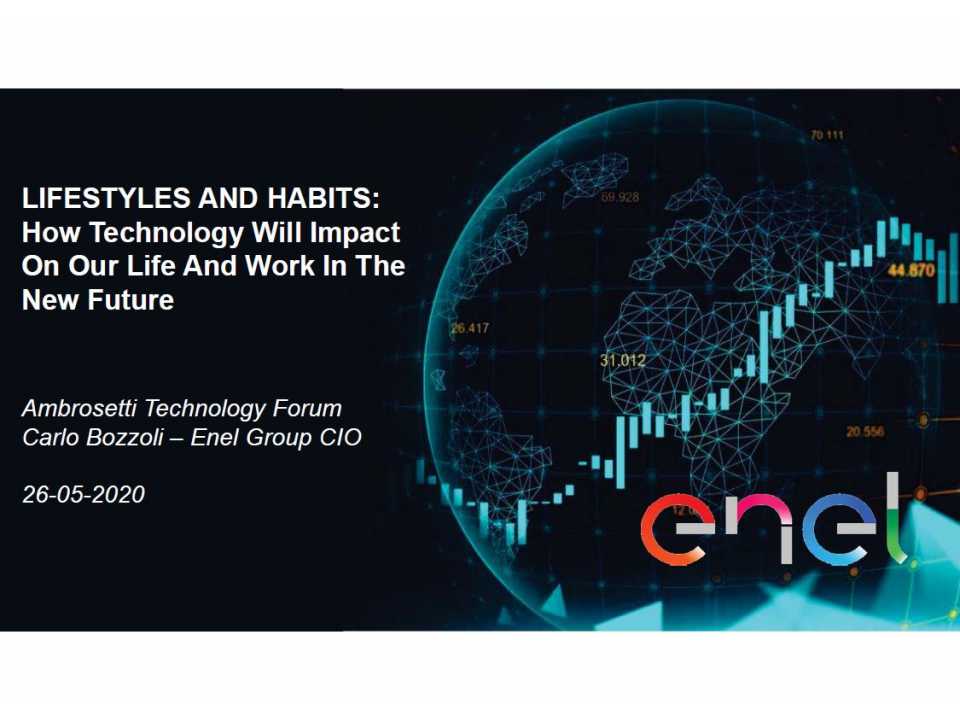 Lifestyles and habits: how technology will impact on our life and work in the new future