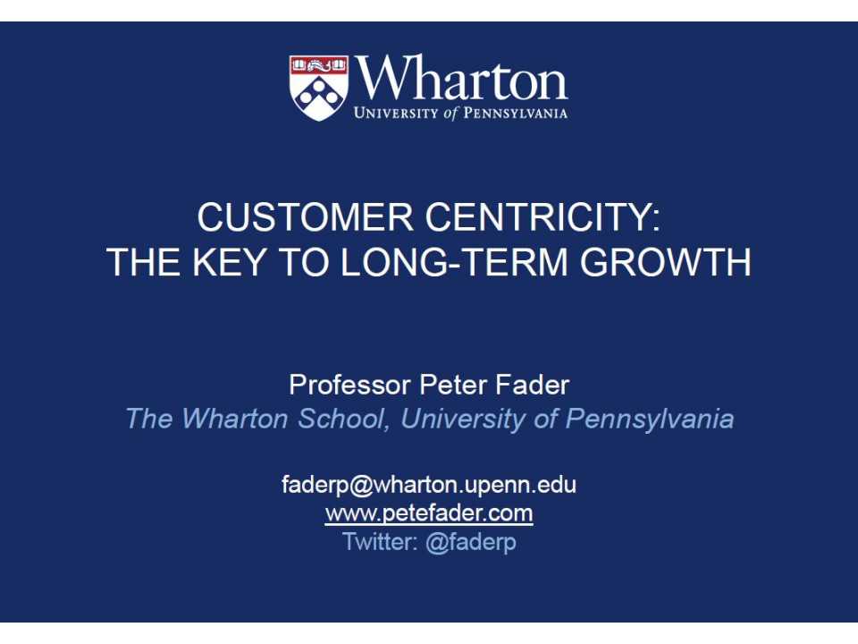 Customer Centricity: The key to long-term growth