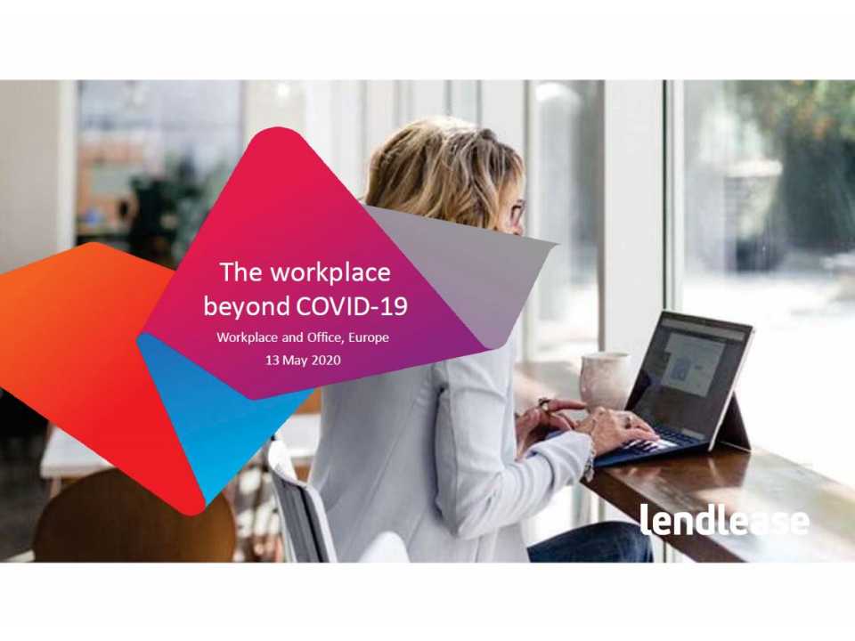 The workplace beyond COVID-19