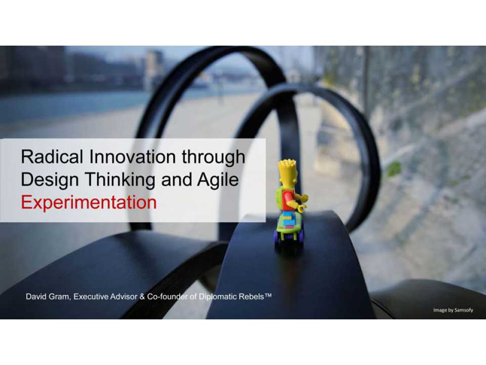 Radical Innovation through Design Thinking and Agile Experimentation