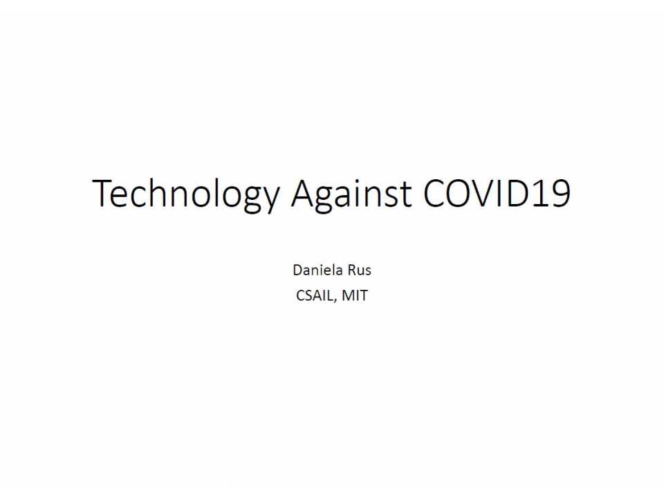 Technology Against COVID19