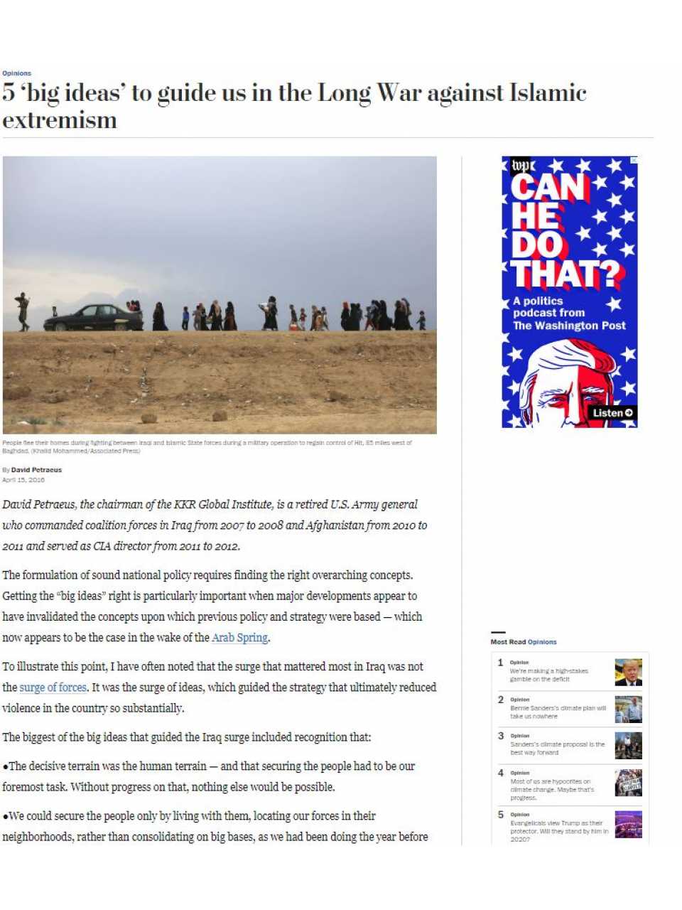 5 big ideas to guide us in the long war against islamic extremism