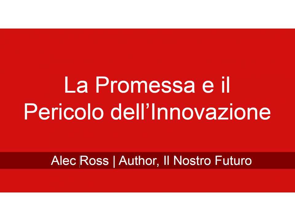 AGGIORNAMENTO PERMANENTEIN PRESENZA
Promesse e pericoli dell'innovazione:
come preparare le aziende e noi stessi ai megatrend