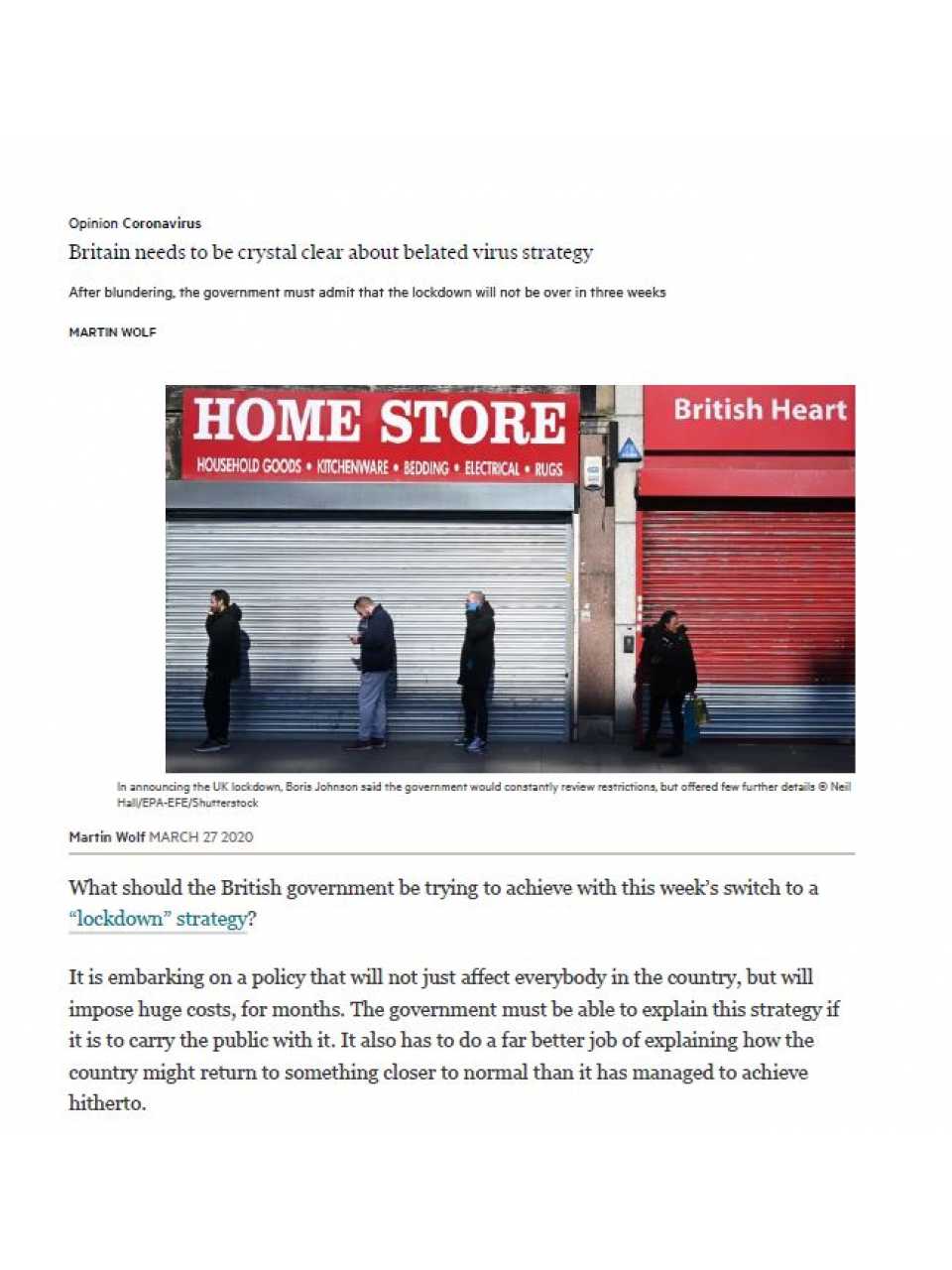 AGGIORNAMENTO PERMANENTEVIA WEBL’impatto del coronavirus sull’economia europea