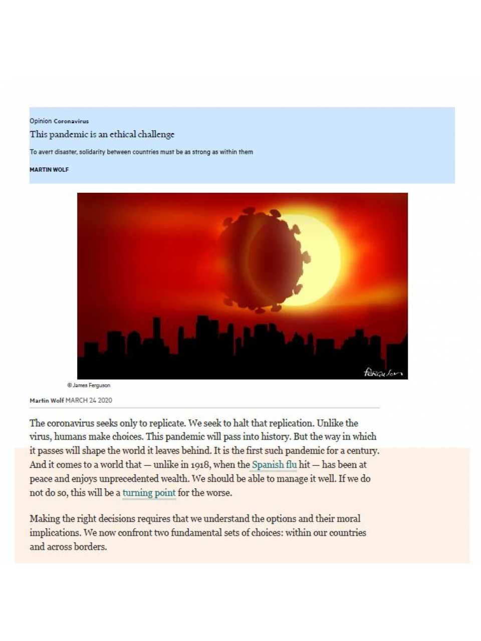 AGGIORNAMENTO PERMANENTEVIA WEBL’impatto del coronavirus sull’economia europea