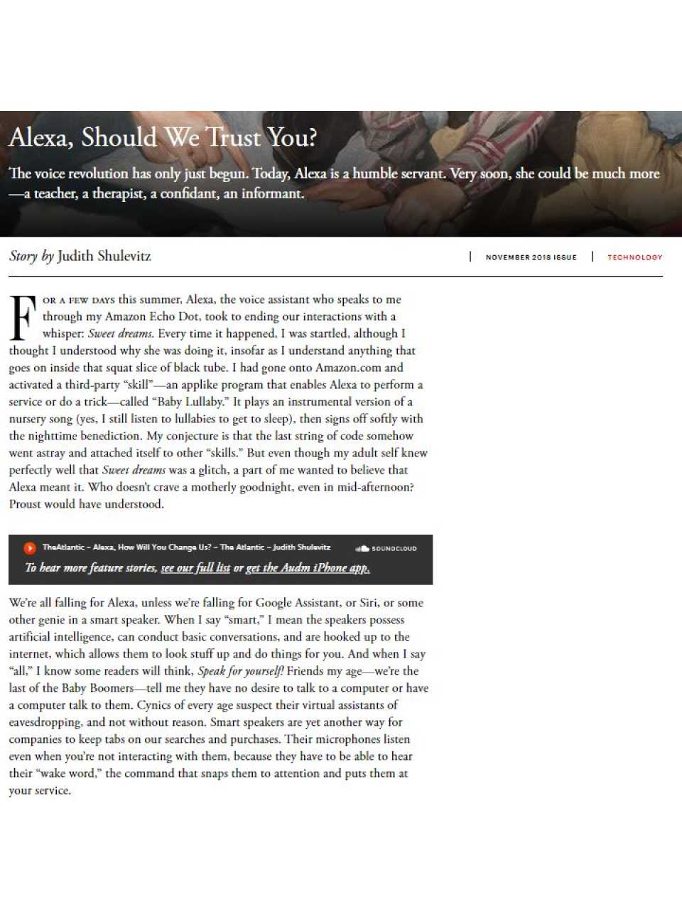 Alexa, should we trust you?