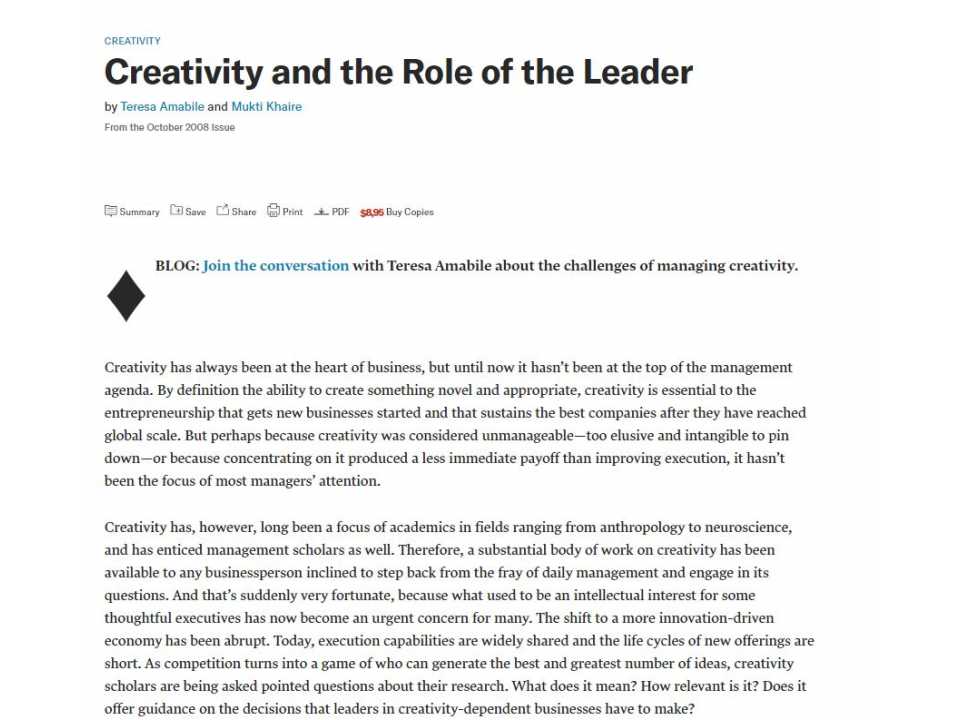 AGGIORNAMENTO PERMANENTEVIA WEB
WEBINAR LIVE
Energising Creativity.
The role of leaders and corporate culture for developing creativity and new ideas