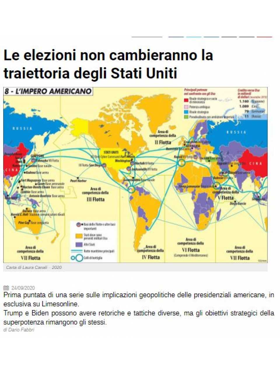 Le elezioni non cambieranno la traiettoria degli Stati Uniti