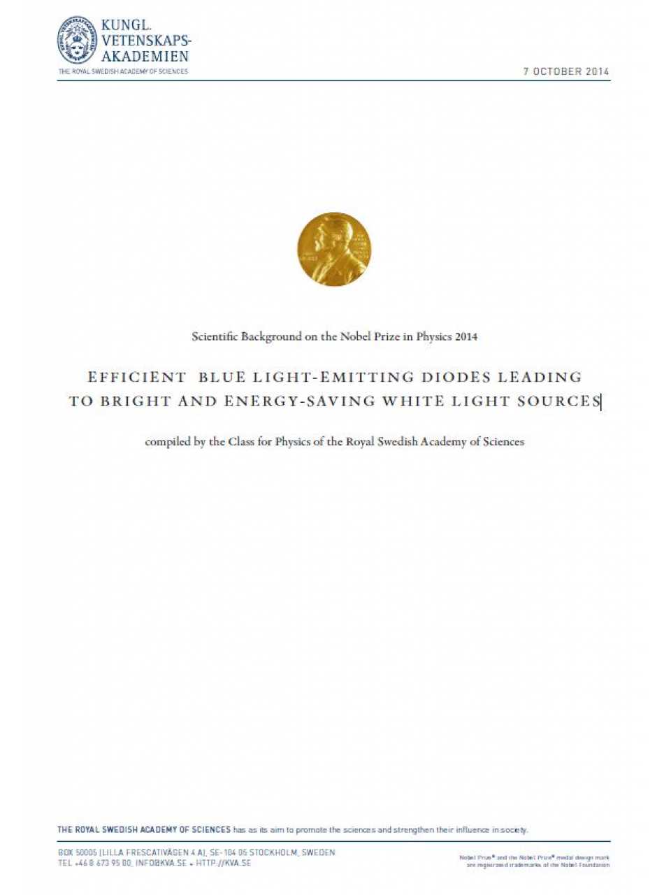 Efficient blue light-emitting diodes leading. To bright and energy-saving white light sources