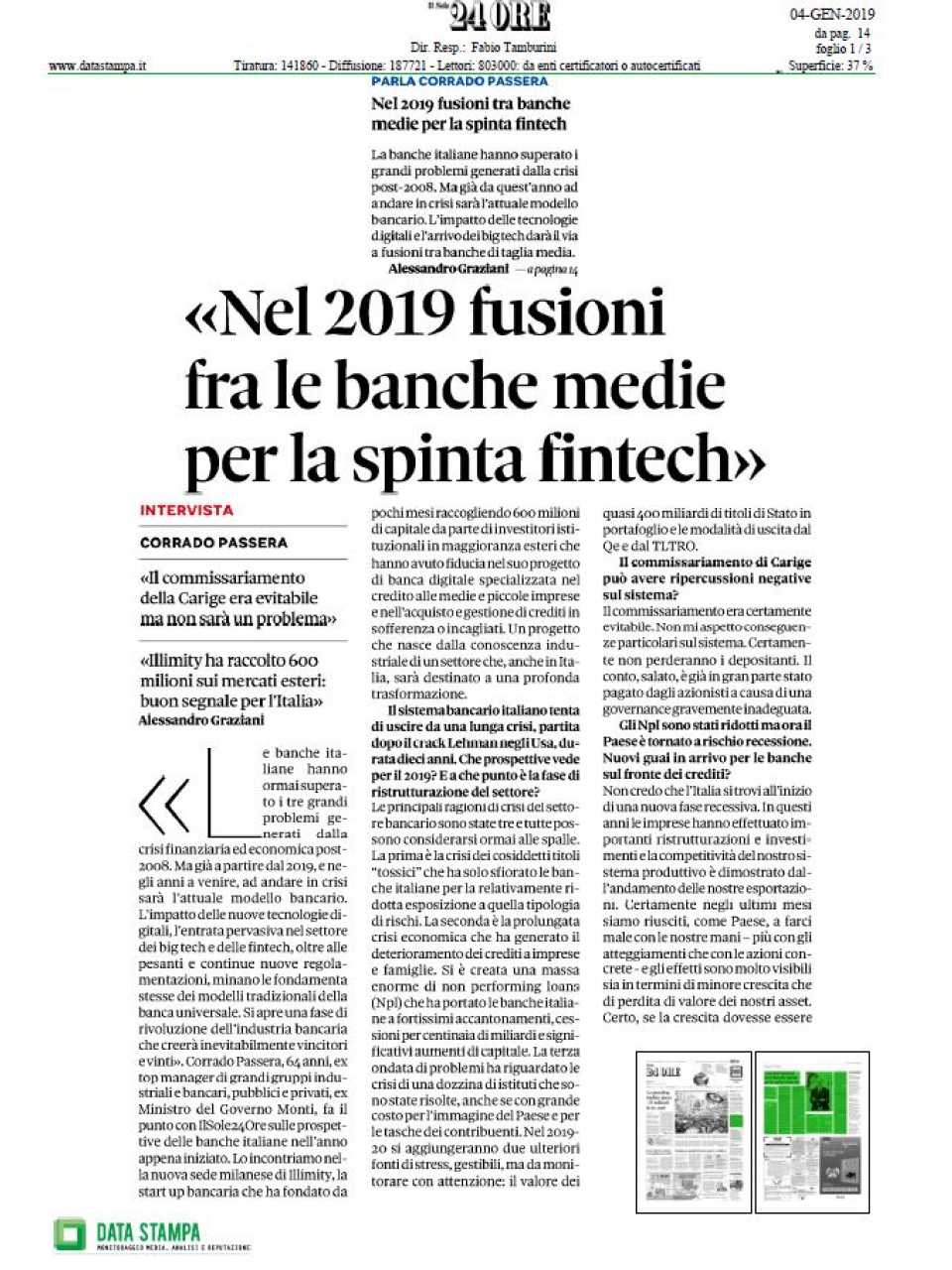 AGGIORNAMENTO PERMANENTEIN PRESENZA
L’Italia di domani: sfide e prospettive economiche e del sistema bancario