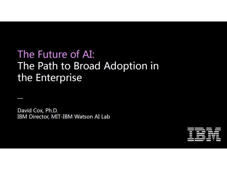 AGGIORNAMENTO PERMANENTEIN PRESENZA
Il futuro dell'Intelligenza Artificiale: come adottarla ampiamente in azienda