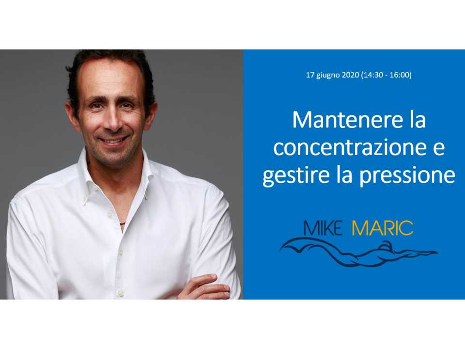 TEHA MANAGEMENT (*)VIA WEBMantenere la concentrazione e gestire la pressione