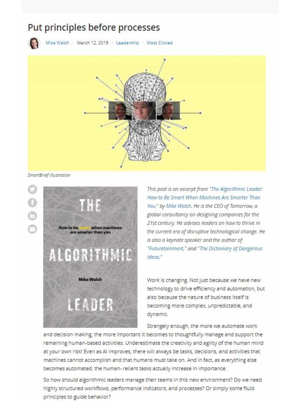 Put principles before processes