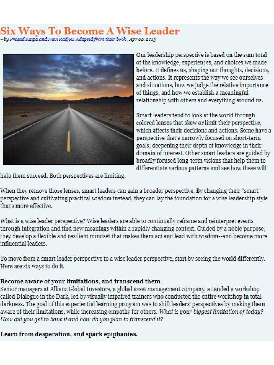 AGGIORNAMENTO PERMANENTEIN PRESENZA
Wise Leaders Wanted: i principi guida della leadership nella (nascente) società post-digitale