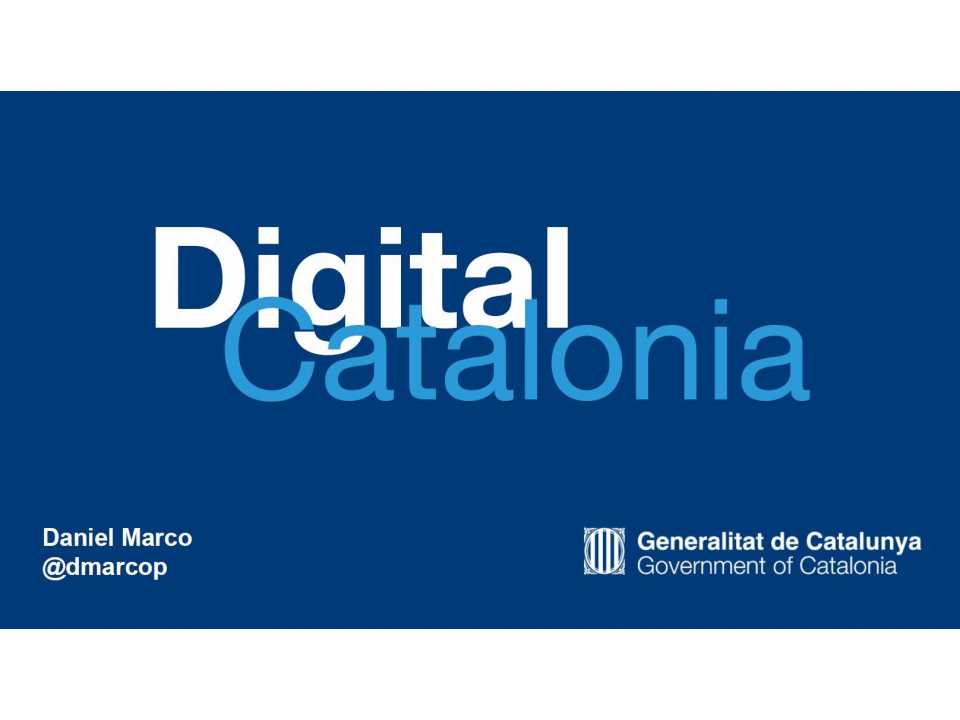 AGGIORNAMENTO PERMANENTEVIA WEBLe sfide della trasformazione digitale in un'organizzazione complessa: l'esperienza del governo della Catalonia