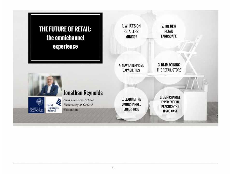 The Future of Retail: the Omnichannel Experience