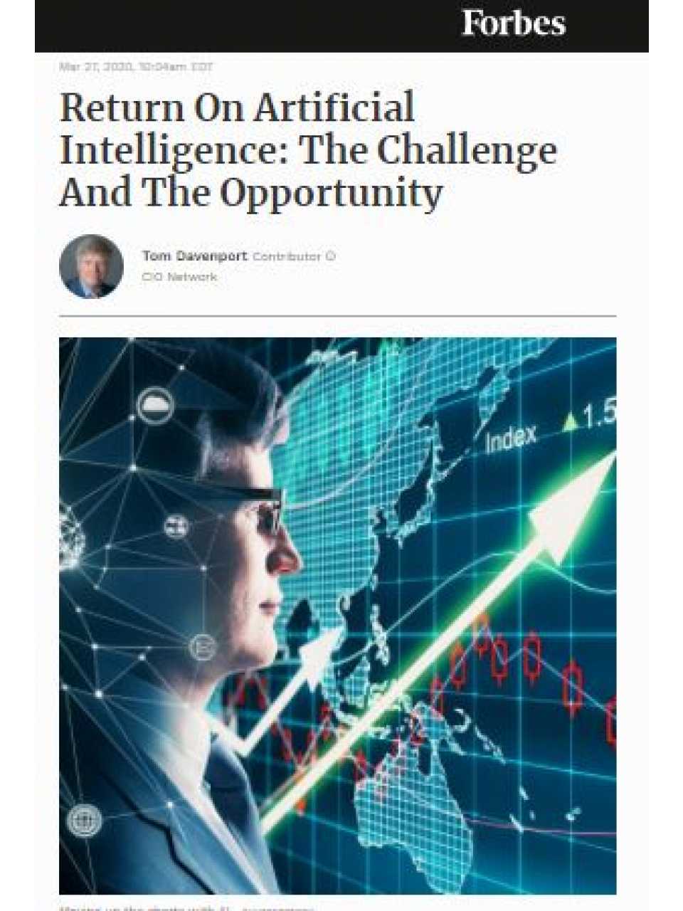 AGGIORNAMENTO PERMANENTEVIA WEBRebooting AI in the Enterprise. L’Intelligenza Artificiale nel futuro del business