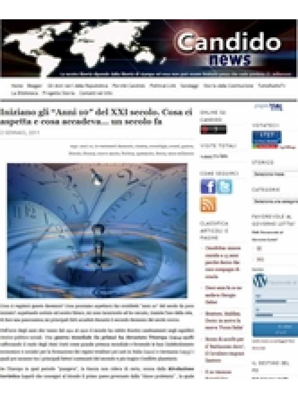 Iniziano gli “Anni 10″ del XXI secolo. Cosa ci aspetta e cosa accadeva… un secolo fa