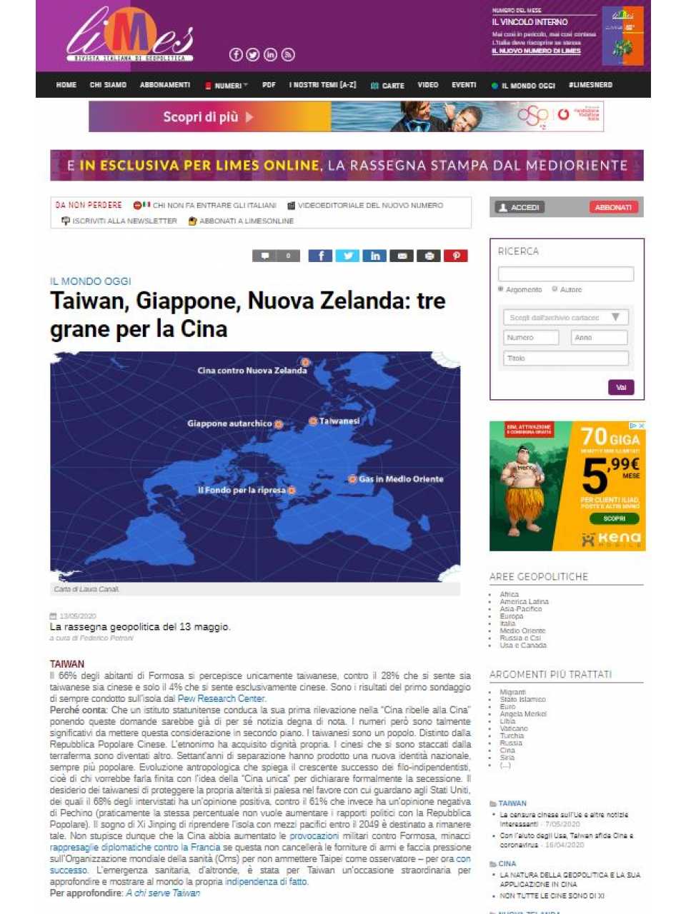 AGGIORNAMENTO PERMANENTEVIA WEBOur veering viral world: the geopolitical consequences of the Coronavirus