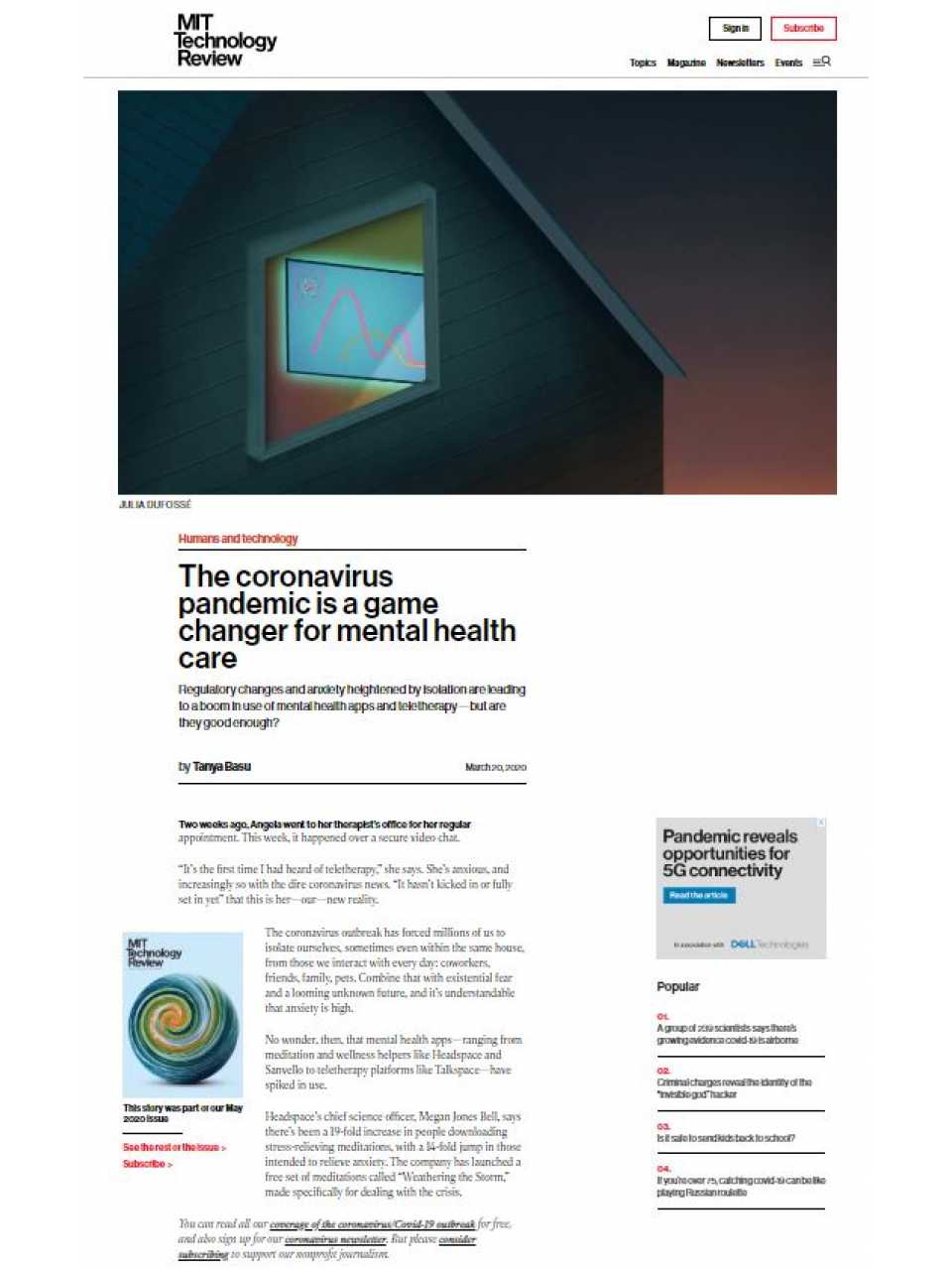 AGGIORNAMENTO PERMANENTEVIA WEBThe innovation technologies that will accelerate in the wake of the health emergency