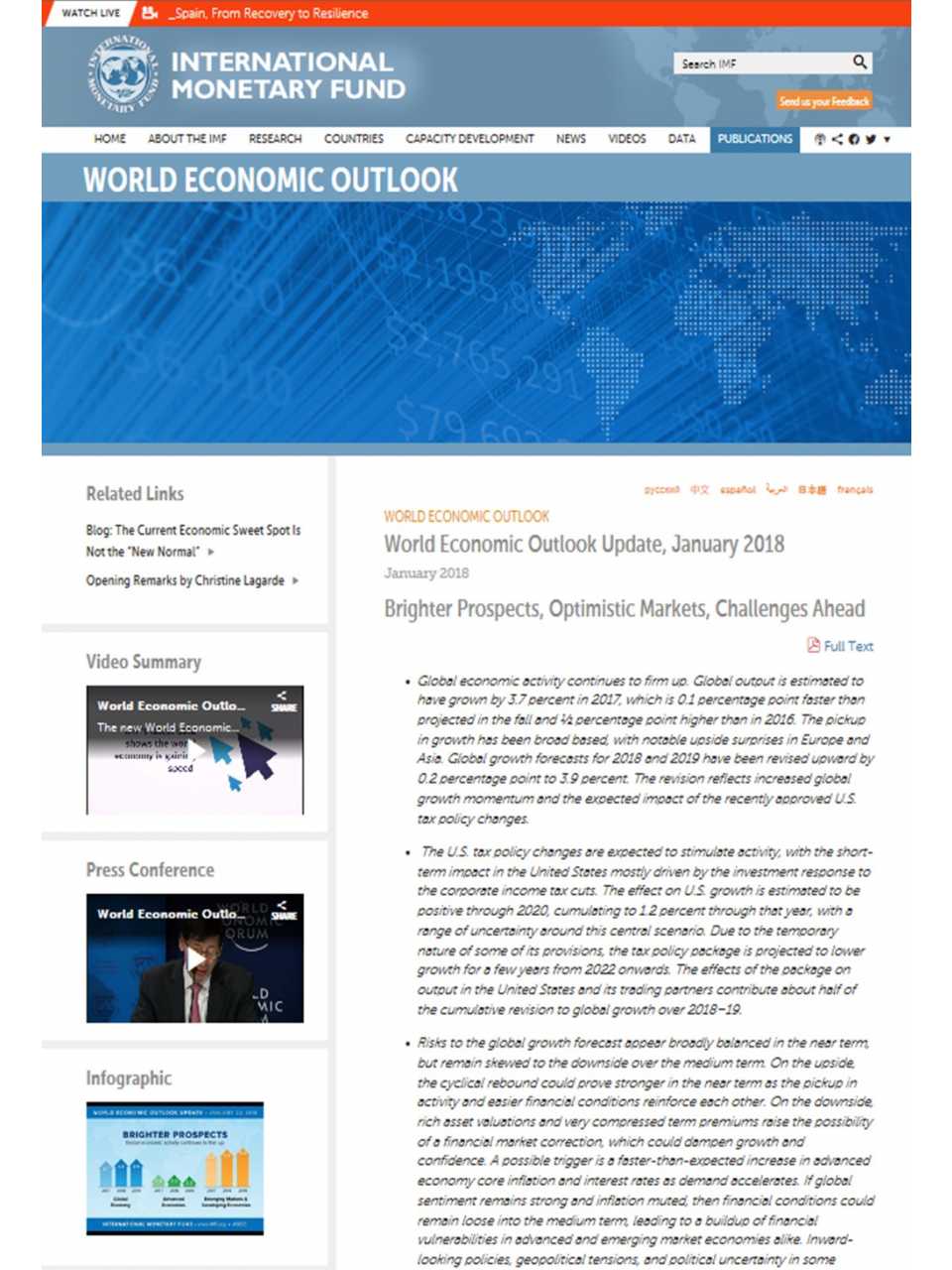 AGGIORNAMENTO PERMANENTEIN PRESENZA
Anteprima del Workshop
“Lo scenario dell’economia e della finanza”