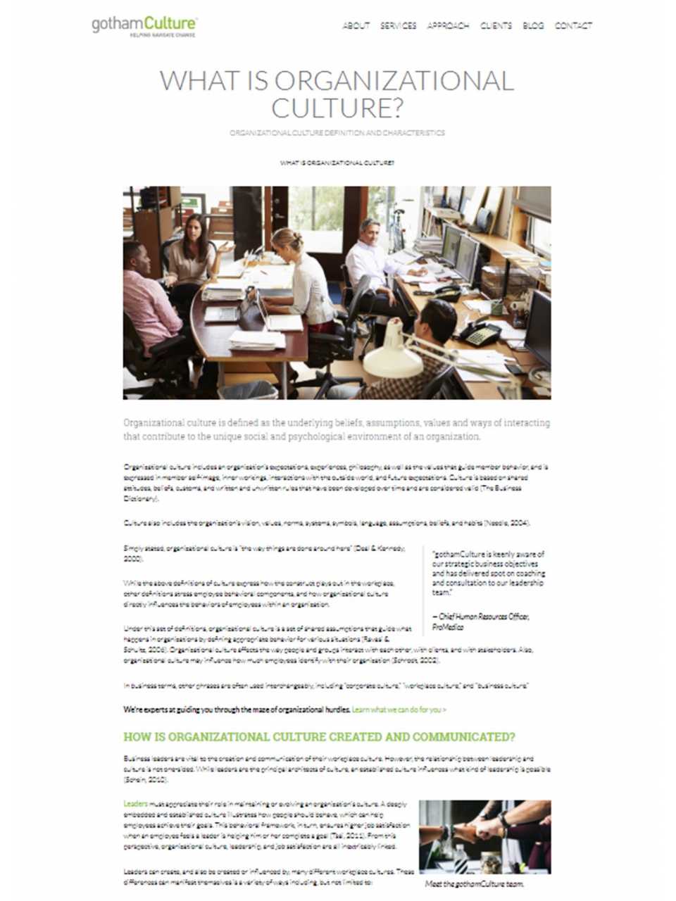 What is organizational culture?